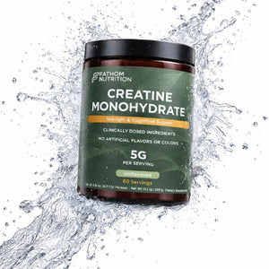Fathom Nutrition Creatine Monohydrate — third-party tested, GMP certified