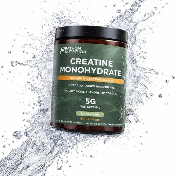 Fathom Nutrition Creatine Monohydrate — third-party tested, GMP certified