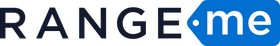 Logo of 'Range Me' with a blue and black design.